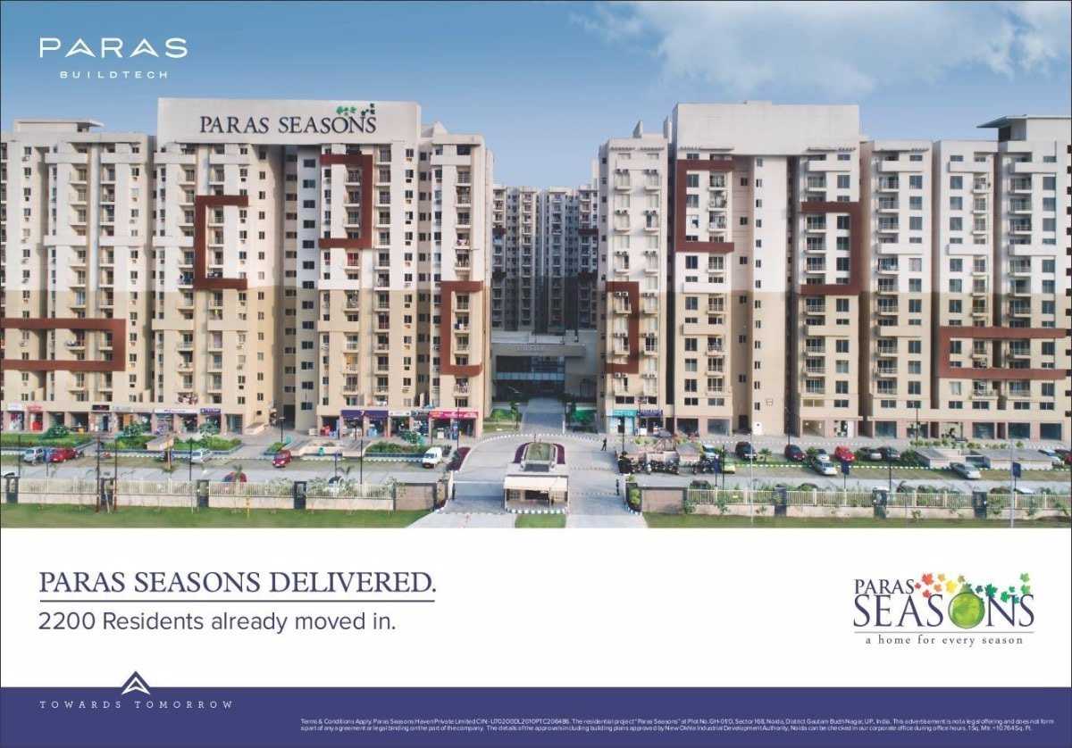 Paras Seasons is now ready to move in Noida Update